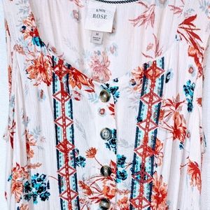 Boho Sleeveless Maxi Floral